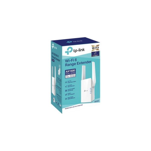 TP-LINK WIFI EXTENDER AX1500 WiFi Extender Internet Booster, WiFi 6 Range Extender Covers up to 1500 sq. ft. and 25 Devices, Dual Band up to 1.5Gbps