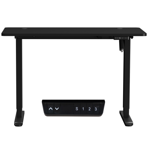 AnthroDesk Sit to Stand Height Adjustable Programmable Standing Desk Workstation with Table Top, 120 x 60 cm [47.2 x 23.6 Inches]