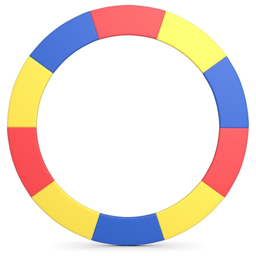 Gymax 8-14FT Trampoline Replacement Safety Pad Bounce Frame Waterproof Spring Cover