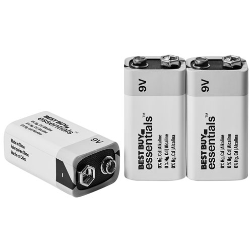 Best Buy Essentials 9V Alkaline Batteries - 4 Pack