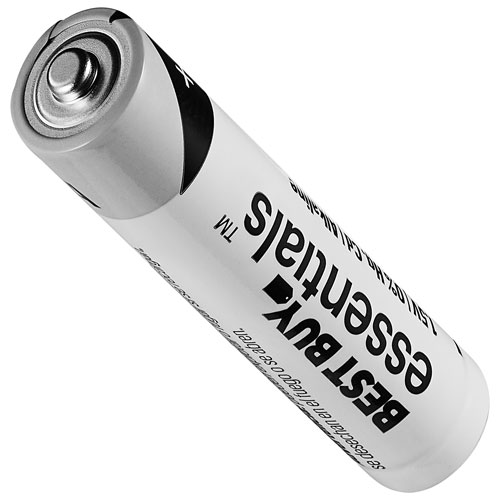 Piles alcalines AAA Best Buy Essentials - Paquet de 4 - Exclusivité Best Buy