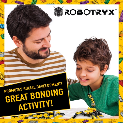 JitteryGit Robotryx Zakarpian | Stem Toys Robot Toys Boys Toys ages 5 6 7 8 9 10 to 11 Building Toys Kids Gifts | Juguetes Para Niños