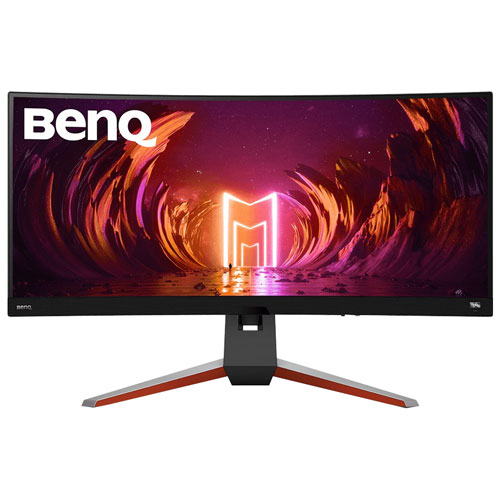 BenQ 34" Ultrawide 1440p UWQHD 144Hz 2ms GTG Curved IPS LCD FreeSync Gaming Monitor