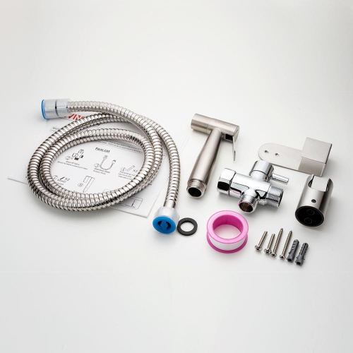 Pulvérisateur de bidet à main en acier inoxydable, ensemble complet de bidet pour toilettes, pulvérisateur de bidet à main pour toilettes Beday