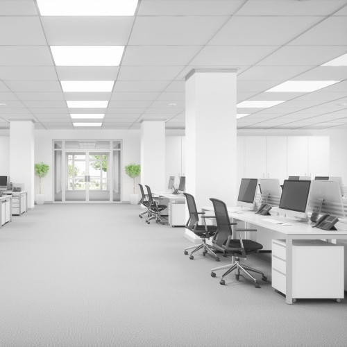 Gymax 2 Pack 2x2FT LED Flat Panel Light 4400LM 40W 5000K Dimmable Drop Ceiling Office