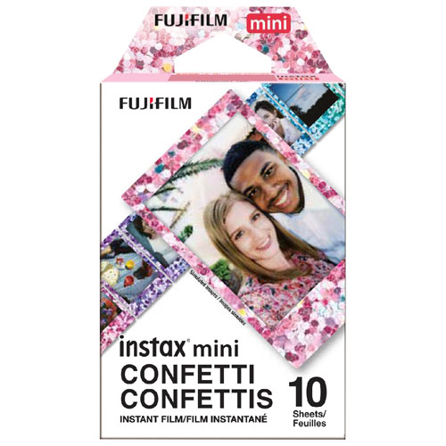 Fujifilm Instax Mini Instant Film - 10 Sheets - Confetti