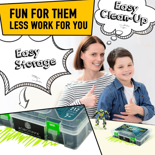 JitteryGit Robotryx Cliffsling | Stem Toys Robot Toys Boys Toys ages 5 6 7 8 9 10 to 11 Building Toys Kids Gifts | Juguetes Para Niños