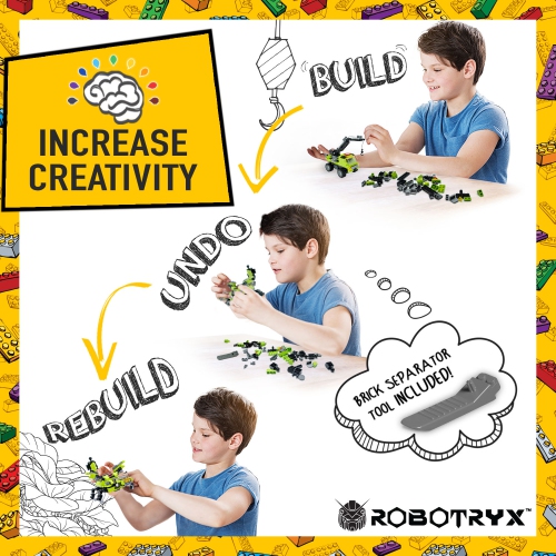 JitteryGit Robotryx Cliffsling | Stem Toys Robot Toys Boys Toys ages 5 6 7 8 9 10 to 11 Building Toys Kids Gifts | Juguetes Para Niños