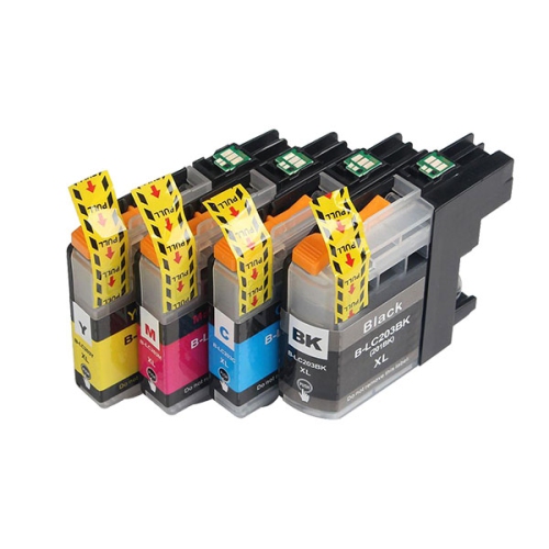 toner4u - 4Ink Compatible LC203XL Ink Cartridge for Brother printer LC-203XL,MFC-J4320DW,MFC-J4420DW,MFC-J460DW,MFC-J4620DW,MFC-J480DW,MFC-J485DW