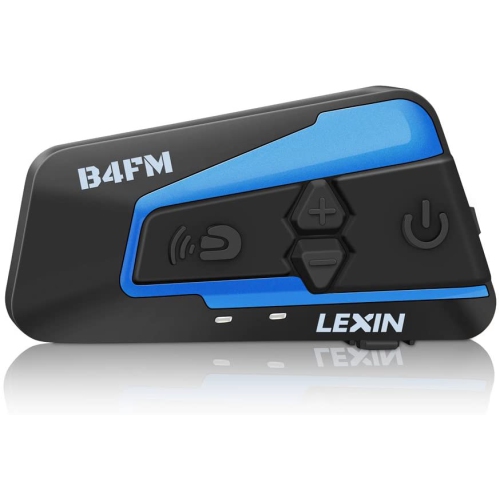 LEXIN LX-B4FM 4 Way BT Interphone Bluetooth Motorcycle Helmet Intercom,  Universal Wireless Headset - Open Box