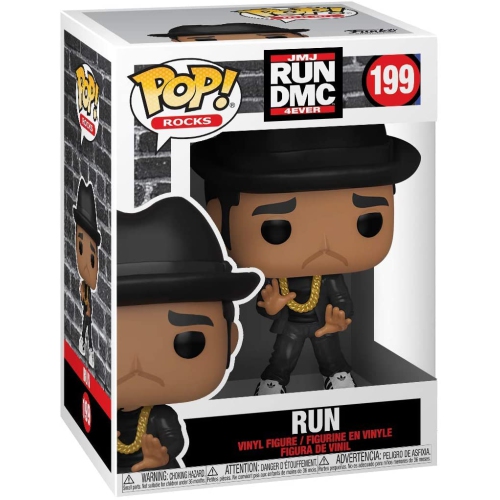 FUNKO  Pop Rocks Run Dmc 3.75 Inch Action Figure - Run #199