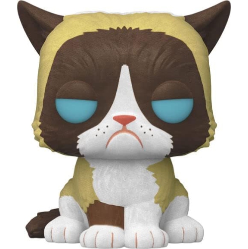 Pop Icons Grumpy Cat 3.75 Inch Action Figure Exclusive - Grumpy Cat Flocked #60