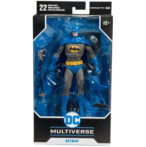 DC  Multiverse 7 Inch Action Figure Comic Series - Batman Variant In Blue