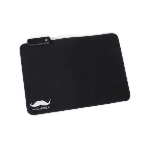 Moustache RGB Gaming Mouse Pad, 7 LED Color, 250*350*3mm