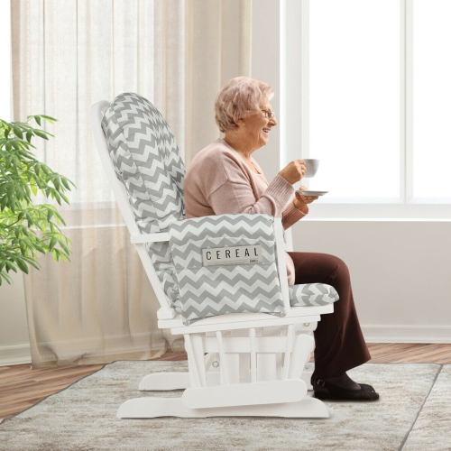 Fauteuil à bascule pour nurserie Gymax