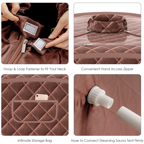 Sauna vapeur portable – Avec 9 niveaux de température