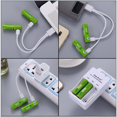 16 Pack Micro-USB Rechargeable Batteries
