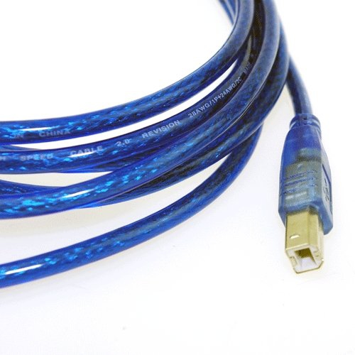 SLLEA 6ft Brother 2320 Laser Printer USB Cable Connector Connection Cord Wire Plug Jack