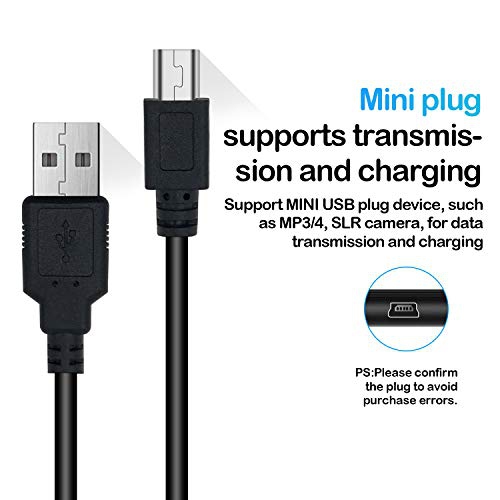 XINYUWIN Mini USB 5Pin Power Cord 5FT Compatible with Garmin GPS Navigator Nuvi 50lmt 52lm 55lmt 57lm 67lm 2457lmt 2557lmt ...