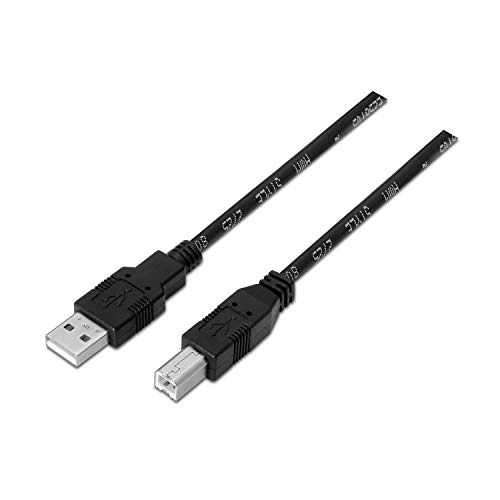AISENS  A101 – 0006 – 1.8 M USB 2.0 Printer Cable – Black