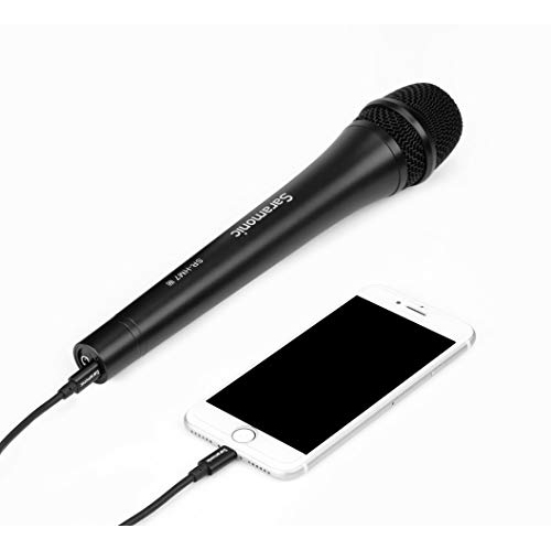 Sr-HM7 Di Handheld USB Microphone with Lightning Cable for Apple iPhone, iPad, and iPod Touch, and USB Cable for Pcs (Sr-HM...