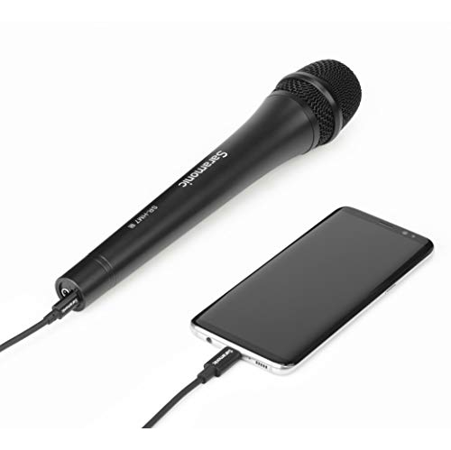 Sr-HM7 Di Handheld USB Microphone with Lightning Cable for Apple iPhone, iPad, and iPod Touch, and USB Cable for Pcs (Sr-HM...
