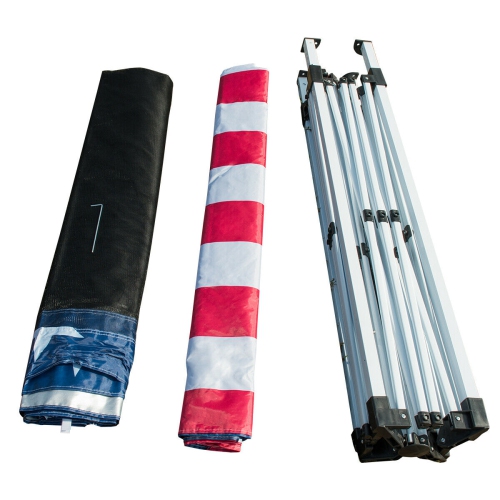 Gymax 10' x 10' Outdoor Pop-up Canopy Tent w/ Mesh Sidewalls Carrying Bag