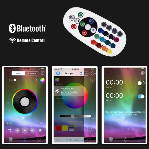 Gymax 18W RGB LED Ceiling Light w/ APP & Remote Control Home