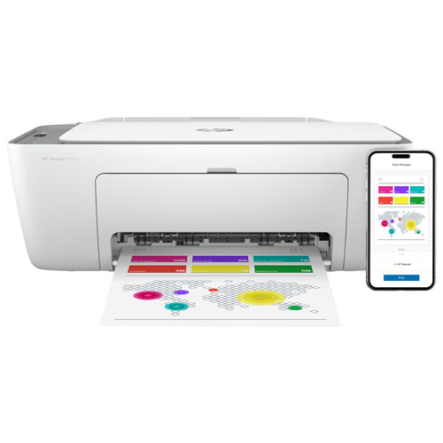 HP DeskJet 2755e Wireless All-In-One Inkjet Printer - HP Instant Ink 3-Month Free Trial Included*