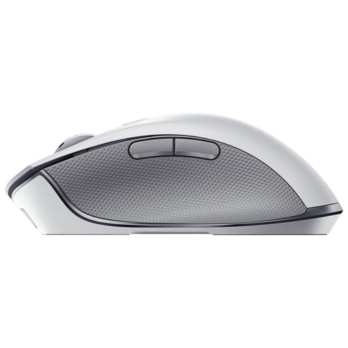 Razer Pro Click Humanscale 16000 DPI Bluetooth Optical Gaming Mouse - Mercury/White
