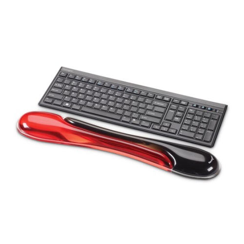 Kensington Duo Gel Keyboard Wrist Rest - Black/Red