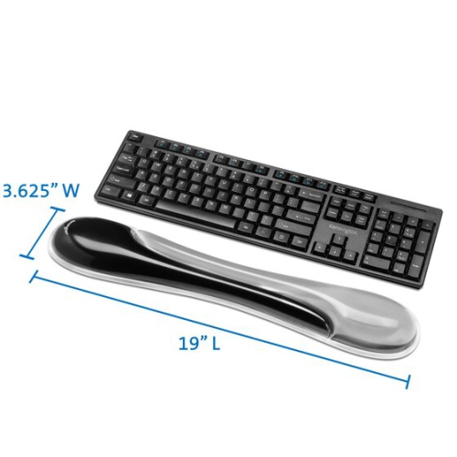 Kensington Duo Gel Keyboard Wrist Rest - Black/Grey