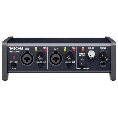 Tascam US-2x2HR 2x2 USB-C Audio/MIDI Interface