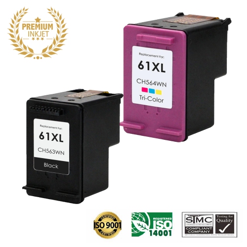 Ultra Toner® 1 Set of HP 61XL/HP61/61/hp61/hp61xl/hp-61 Remanufactured Inkjet Cartridge-OfficeJet 4630 4635 4636 Envy 5530 4500 - Brand New