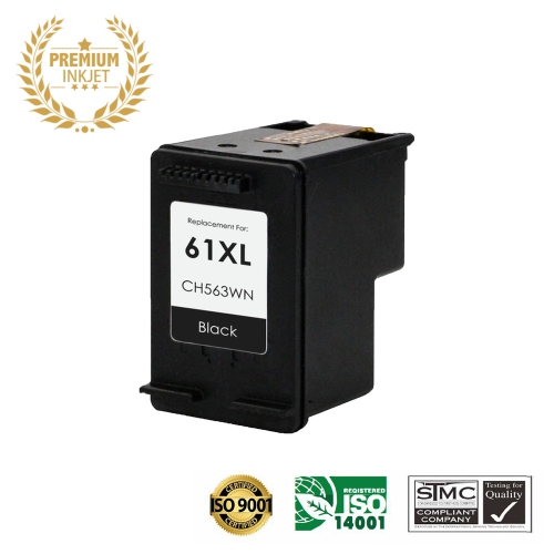 ULTRA TONER ® HP 61Xl/hp61/61/hp61/hp61Xl/hp-61 Black Remanufactured Inkjet Cartridge-Officejet 4630 4635 4636 Envy 5530 4500