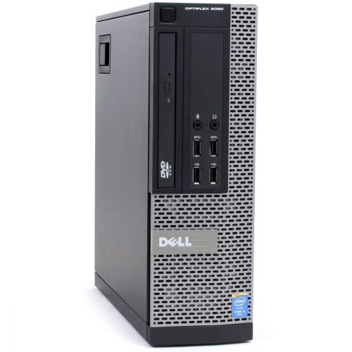 Refurbished - Dell Optiplex 9020-SFF, Intel Core I5-4570 3.2GHz, 8GB RAM, 256GB SSD, DVD, Windows 10 Pro