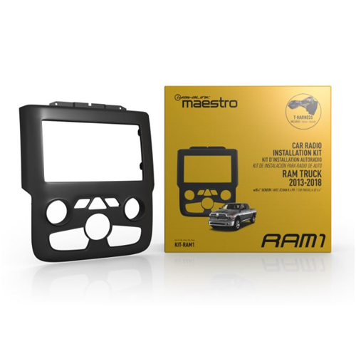 Maestro RAM1 Dash Kit and T-harness for RAM trucks