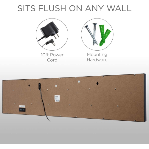 Ivation Huge Large Big Oversized Digital LED Clock - Shelf or Wall Mount