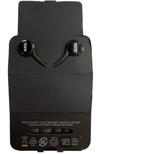 (Paquet de 2) Écouteurs stéréo Galaxy de Samsung Note 10 Note 10+ S10 plus S9+ S10e Note 8 S9+ S10 avec prise de type C conçue par AKG - avec