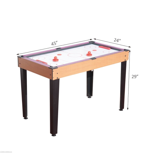 Soozier 3 in 1 Multi-use Mini Games Table Tennis Billiard Pool Air Hockey Set