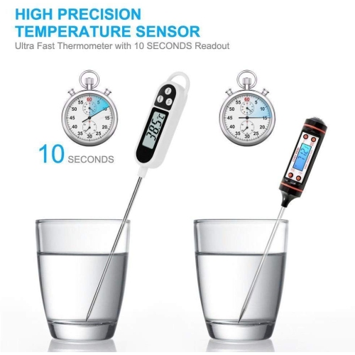ISTAR – Thermomètre à viande numérique Instant Read pour cuisson de nourriture, huile pour barbecue, thermomètre pour barbecue à friture