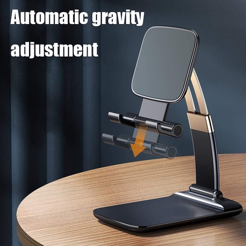 WINGOMART Cell Phone Stand Angle Height Adjustable Desktop Phone Holder Thick Case Friendly Phone Holder Stand for Desk - Refurbished Good