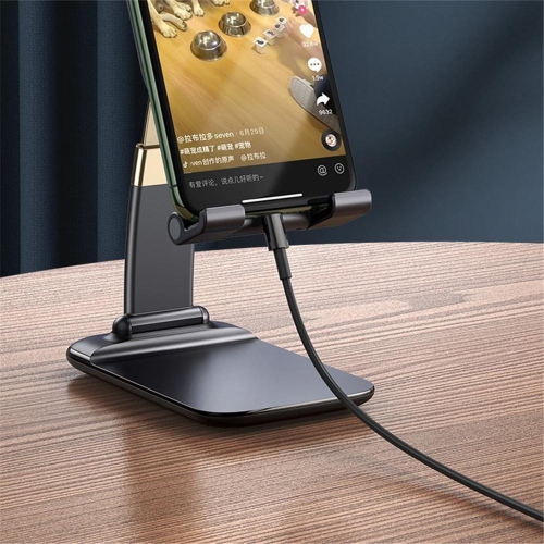 WINGOMART Cell Phone Stand Angle Height Adjustable Desktop Phone Holder Thick Case Friendly Phone Holder Stand for Desk - Refurbished Good