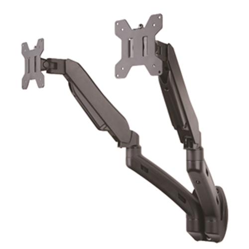 TYGERCLAW  Gas Spring Double Extending Arms Wall Mount for 13" to 27" Inch Monitor