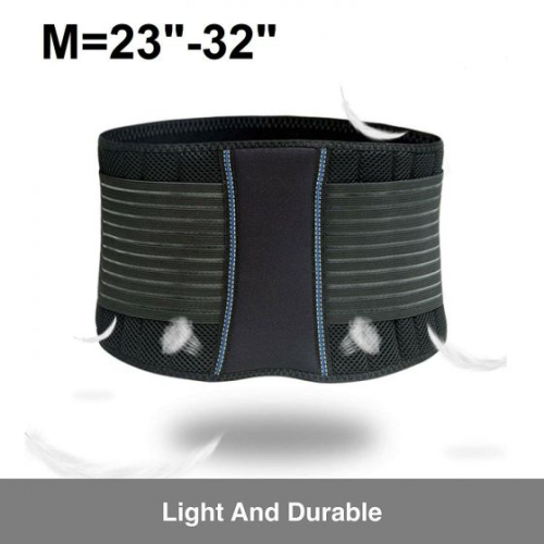 ISTAR  Lumbar Support Belt for Lower Back Pain Herniated Disc, Sciatica, Scoliosis, Posture Corrector for Women And Men \w Removable for Heavy