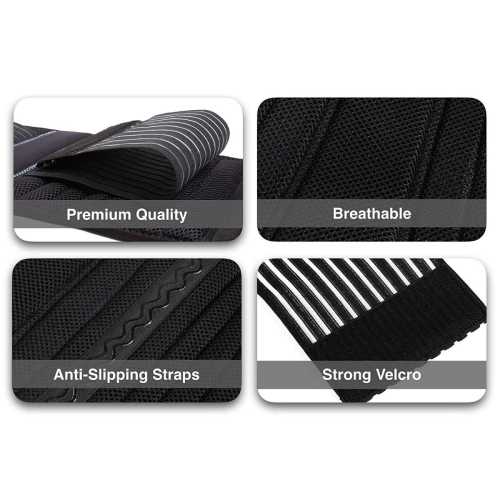 ISTAR Lower Back Support Brace Lumbar Waist Belt Double Pull Adjustable Belt XL UNISEX