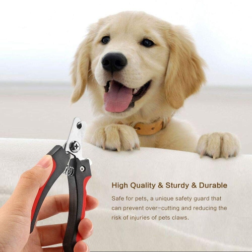 ISTAR Pet Nail Clippers Professional Dog Nail Trimmers Suitable for Large to Medium Dogs, Cats, Rabbits and Guinea Pigs - Safety Lock/Protective