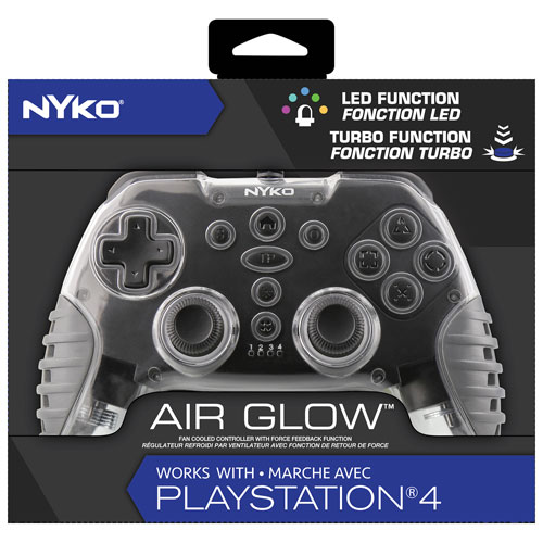 Nyko Airglow LED Wired Controller for PS4