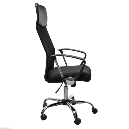 HOMCOM A2-0093 High Back Ergonomic Mesh Office Swivel Computer PC Desk Chair Seat, Black