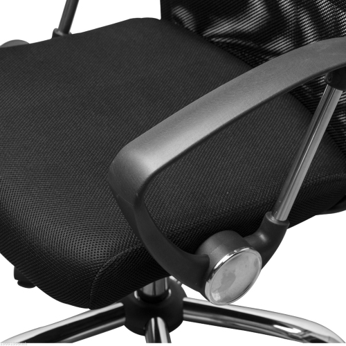 HOMCOM A2-0093 High Back Ergonomic Mesh Office Swivel Computer PC Desk Chair Seat, Black
